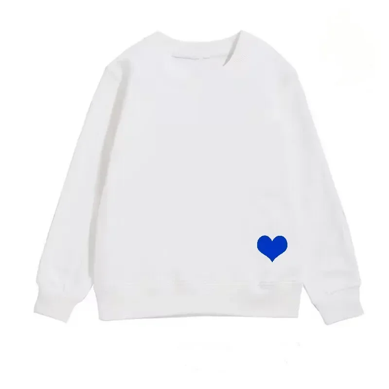 

New Kids Boy Girls White Hoodie Tops Regular Sweatshirt Long Sleeve Boys Hoodies Coat