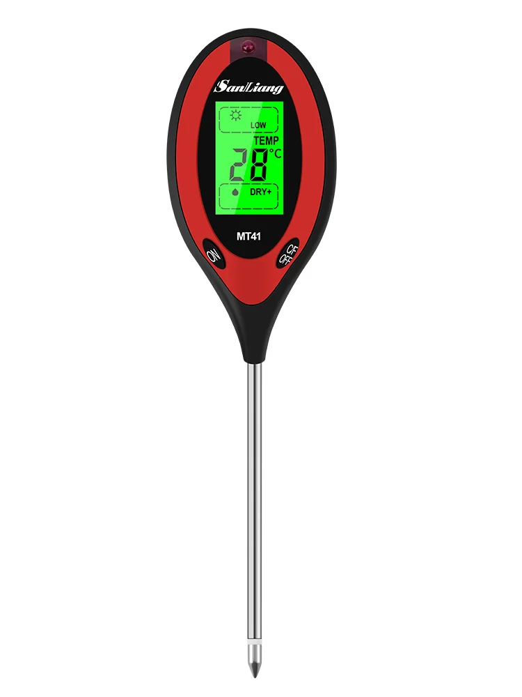 

Soil PH value tester meter high precision flowerpot hygrometer grow flowers temperature moisturehumidityplant dry wet watering
