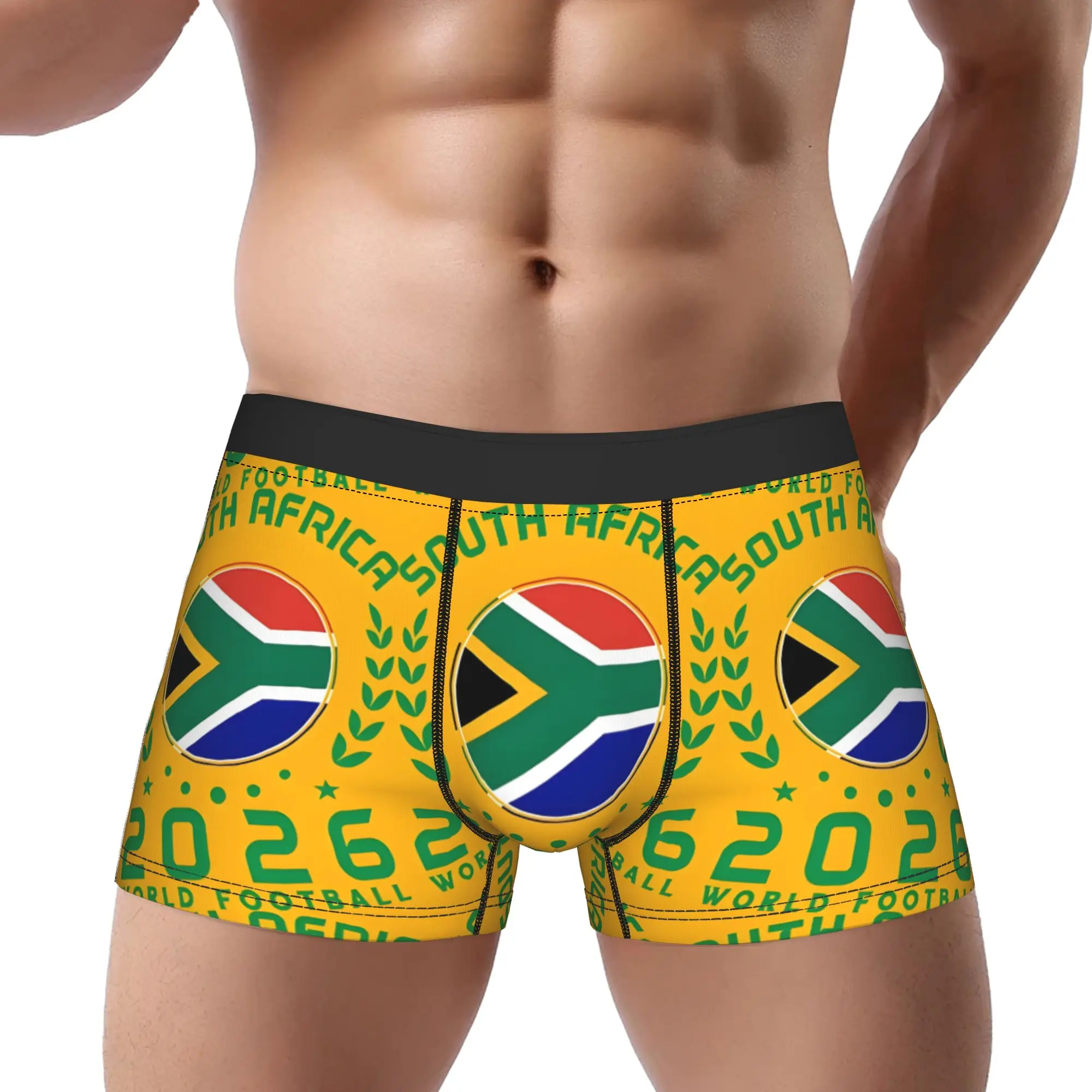 

adults World Soccer 2026 South Africa Football Fan Underpants Breathbale Panties Men's Underwear Comfortable Shorts Boxer Briefs