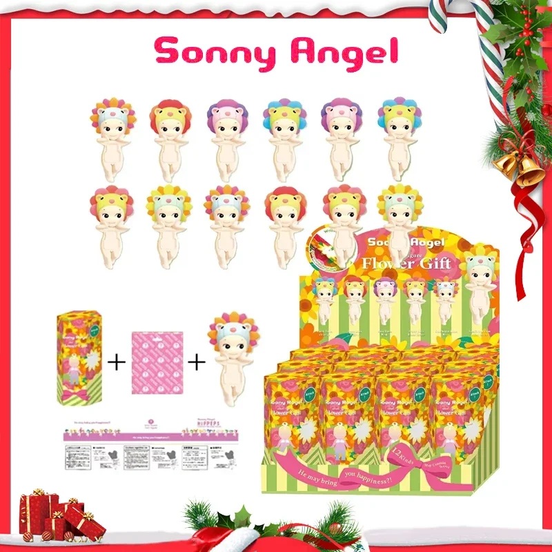 Nieuwe Sonny Angel Flower Gift Series Blind Box Decoratie Speelgoed Mini Anime Karakters Mobiele Telefoon Decoraties Kerstcadeaus