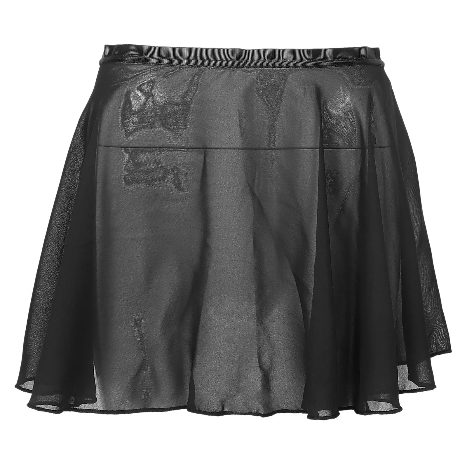 Women Ballet Skirt Chinlon Comfortable Adjustable Wrap Ballet Skirt Exquisite for Dance Performance Dancewear