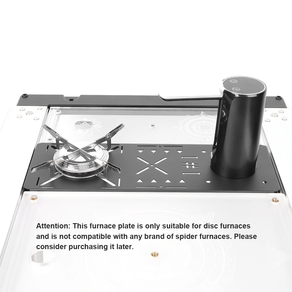 IGT Table Unit Plate with Foldable Water Suction Device Outdoor Stove Furnace Board Camping Stove Table Plate for Outdoor Hiking