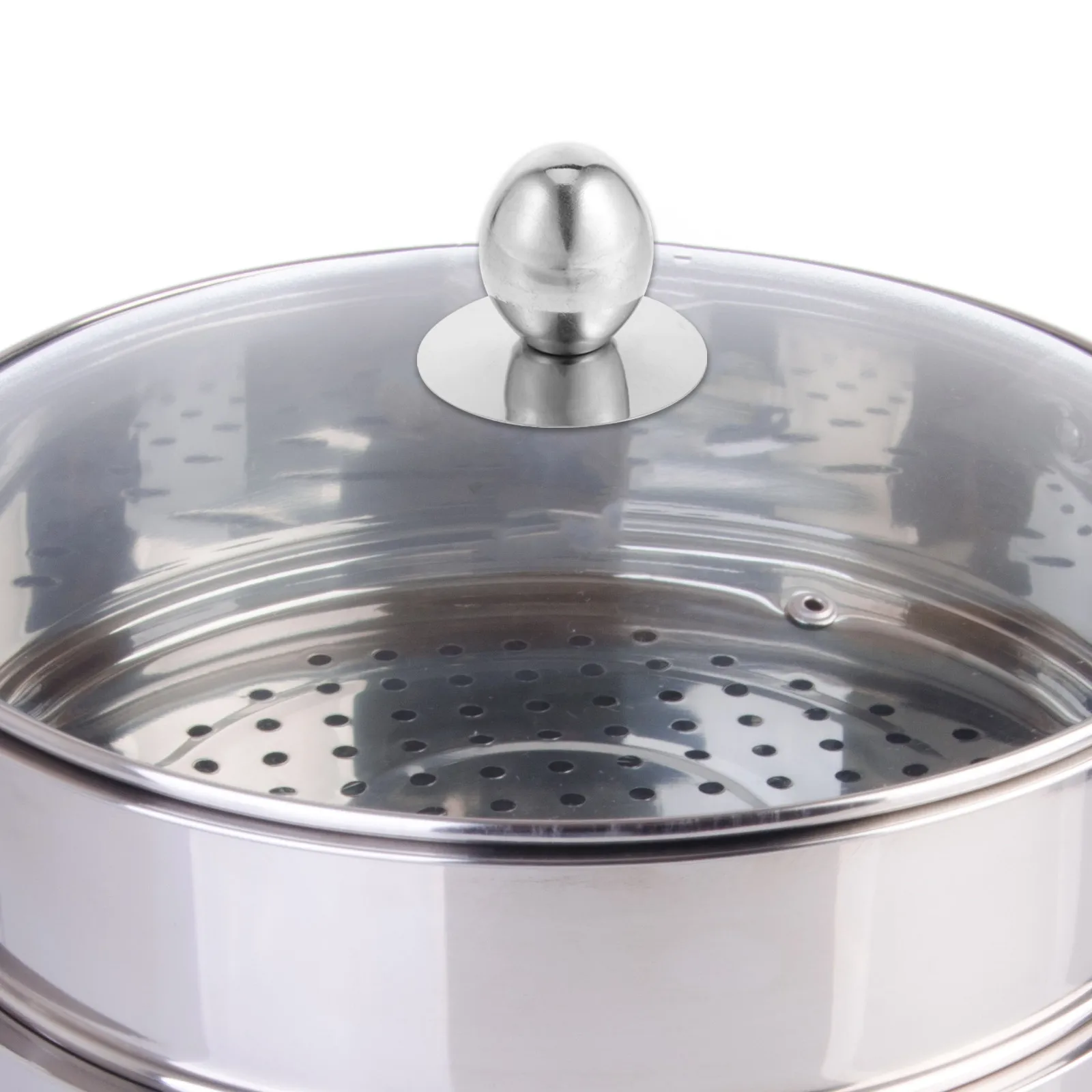 2 Pcs Stainless Skillet Pan Casserole Lid Knobs Kitchen Cookware Handle Grip Pot Covers