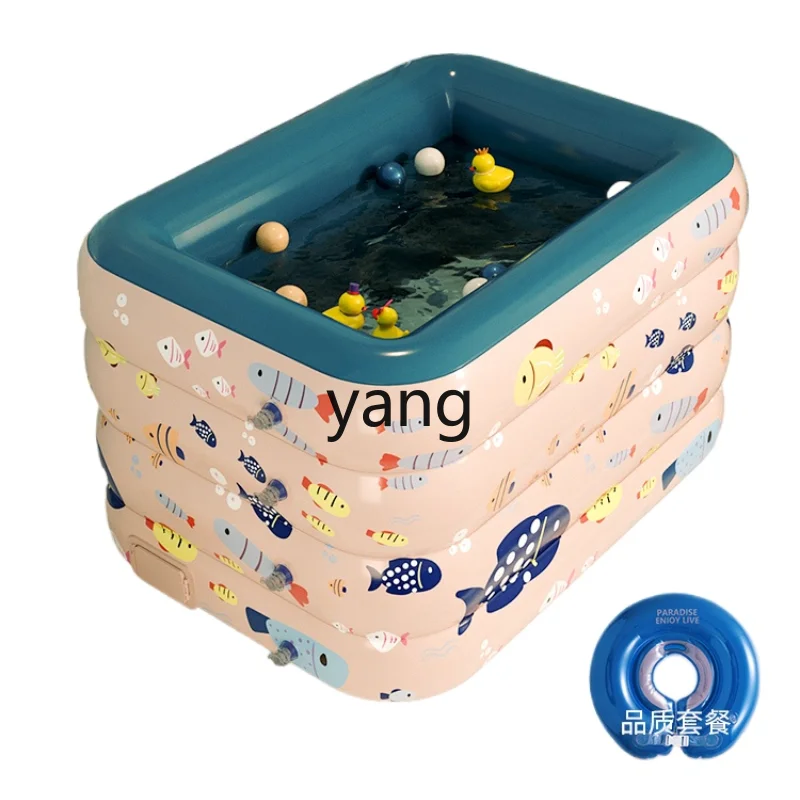 CX-Piscine gonflable pour bébé, natation intérieure pour la maison, pour nouveau-né, enfant, épais, E27