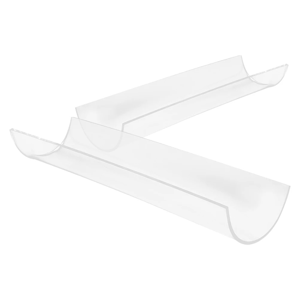 

2 pcs U-Shaped Cake Roll Mold Transparent Acrylic Baking Tool For Swiss Roll Making Easy Demoulding Dessert Mold Home Baking