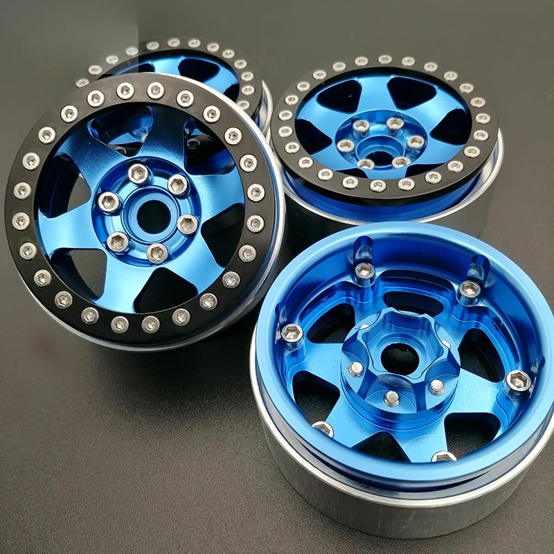 

1.9 inch metal wheel hub for 1/10 RC model car tire SCX10 km2 TRX4 90046 Traxxas Trx6 D12 Crawler Car modification and upgrade