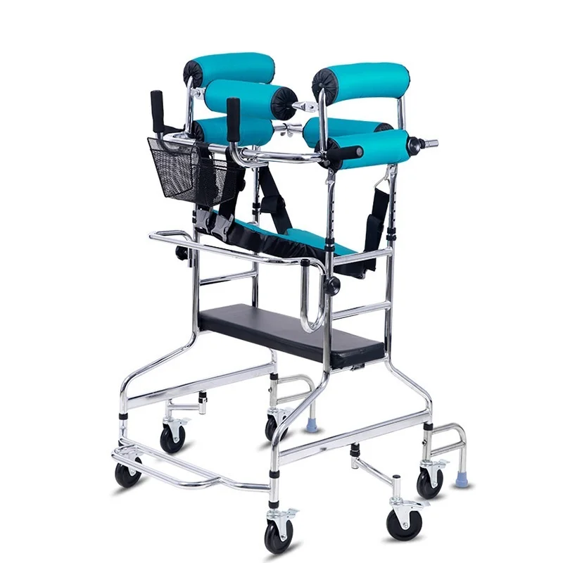 Coolfull Cerebral Palsy Hemiplegia Patients Walking Training Aids Rehabilitation Walker for Adults