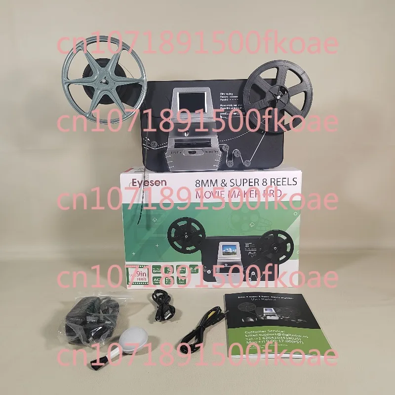Portable 8mm Super 8mm Miniature Film Reader Imager - Film To Digital Converter