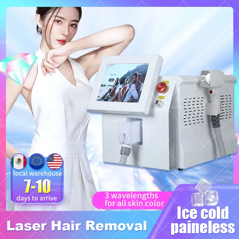 808nm Laser Machine Shaving Hair Removal Device laser bar diode Depilation equipment for Women & Men Permanent Pain Free 2000W