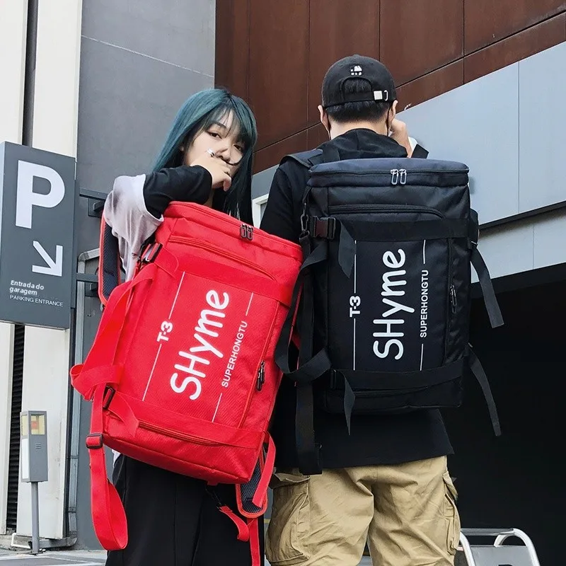 カジュアル大容量メンズバックパック旅行学生ブックバッグファッショナブルなトレンディバックパックレジャー個性航海バッグ