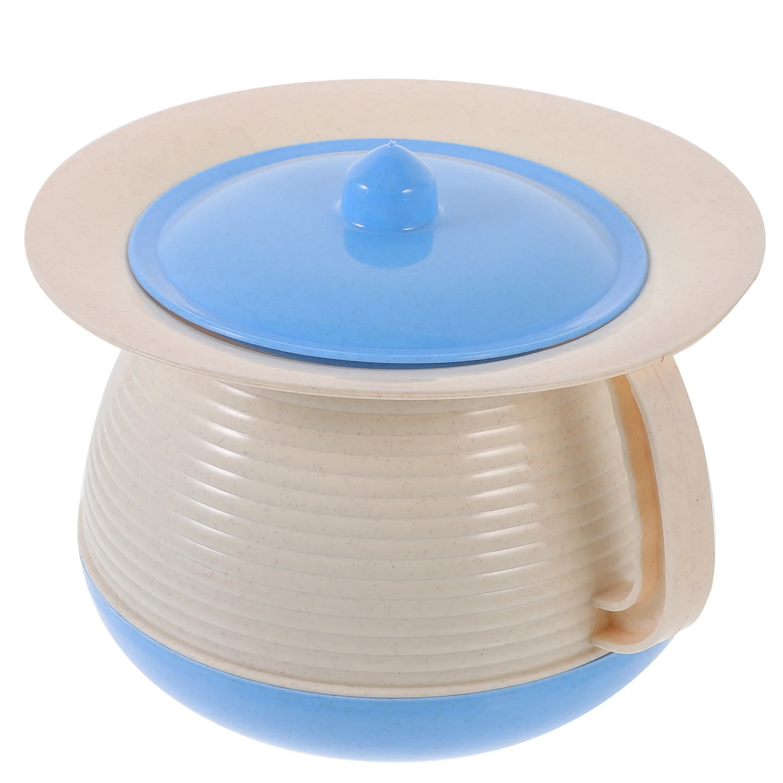 

Plastic Chamber Pot Portable Urine Bucket with Lid Durable Bedpan Spittoon for Home Elderly Plastics Urine Pots