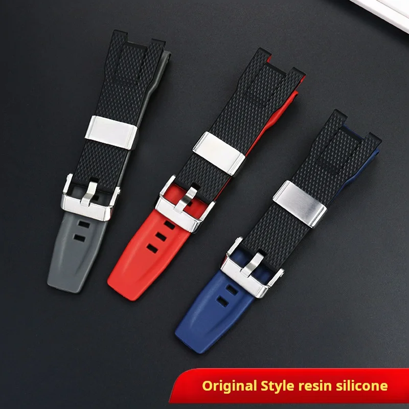 For Casio G-Shock Steel Heart gst-b100/400 Rubber watch Strap GST-S130/S110/S120/W130L/B100/W300 men silicone watchband Bracelet