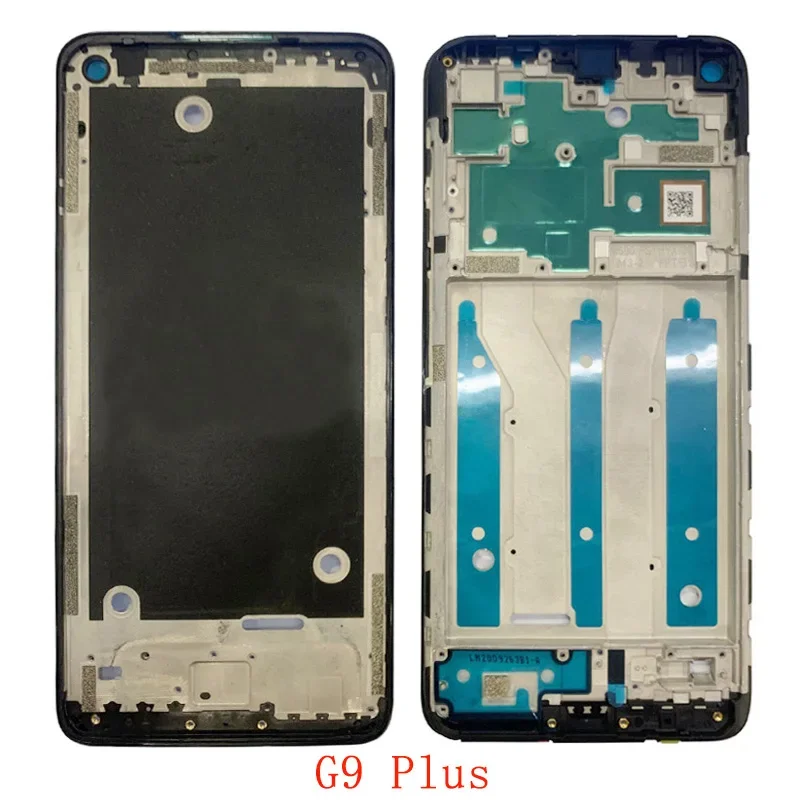 10Pcs/Lot Middle Frame Housing LCD Bezel Plate For Motorola G9 Play G9 Plus G9 Power Phone Metal LCD Frame Repair Parts