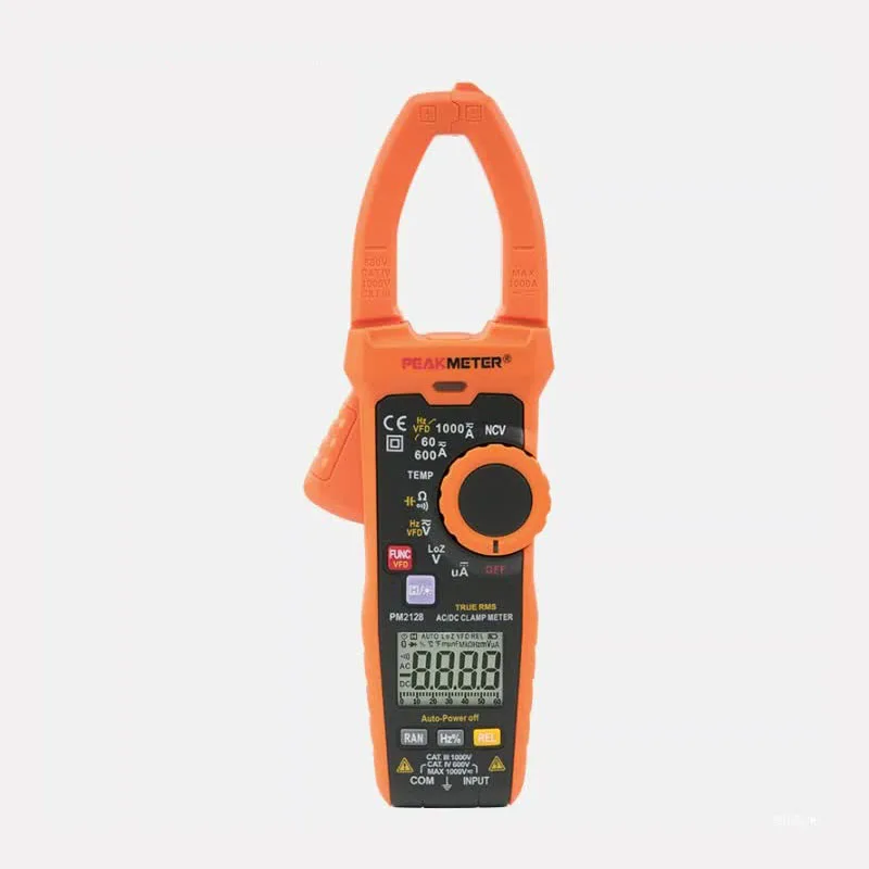 PM2128/PM2128S Multimeter Digital Clamp Meter Professional Electric Current Tester Smart AC / DC Testing Tools For Electricians