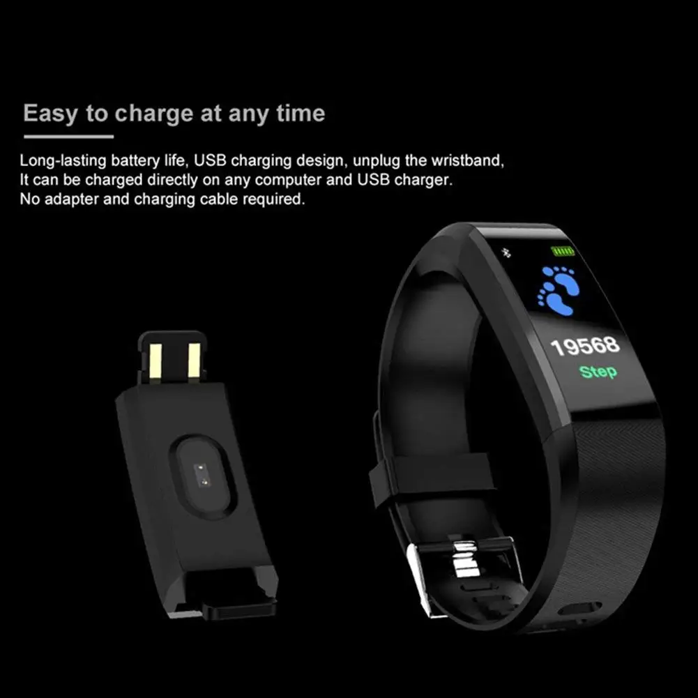 Exercise Smart Watch Men Women Kids Fitness Health Trackers with Heart Rate Calorie Counter Pedometer Running Sports Smartwatch