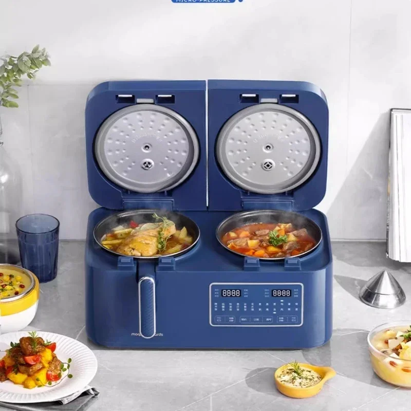 Fornello di riso a doppio rivestimento Fornello di riso piccolo multifunzionale domestico a pressione a doppio uso integrato 2-4 persone