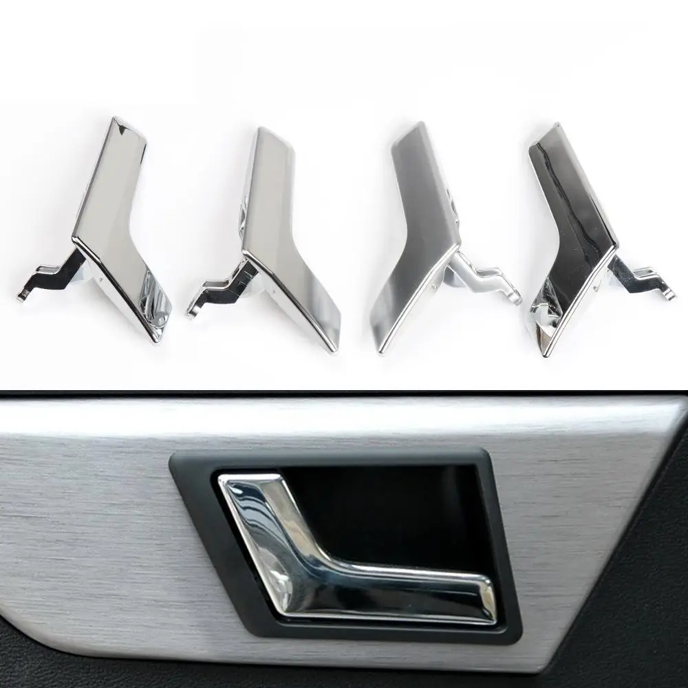 

Car Interior Door Handles for Mercedes-Benz C-Class W204 GLK Inner Doors Panel Handle Bar Pull Trim Cover Chromed Mattte / L R