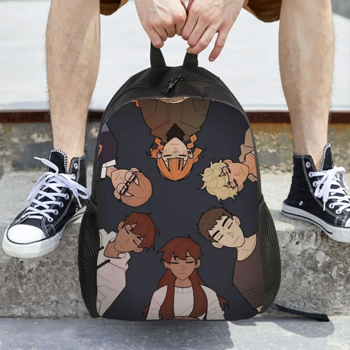 

School Bus Graveyard Backpack Hot Sale Daypack Large Capacity Kids BookBag School Bag Shoulder Bags for Men Women