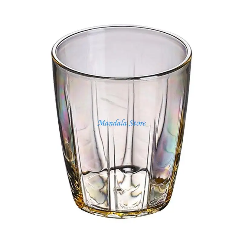 

U2JC 280ml Shatterproof Acrylic Water Tumblers Unbreakable Drinking Glasses Reusable Beer Champagne Cup Dishwasher Safe