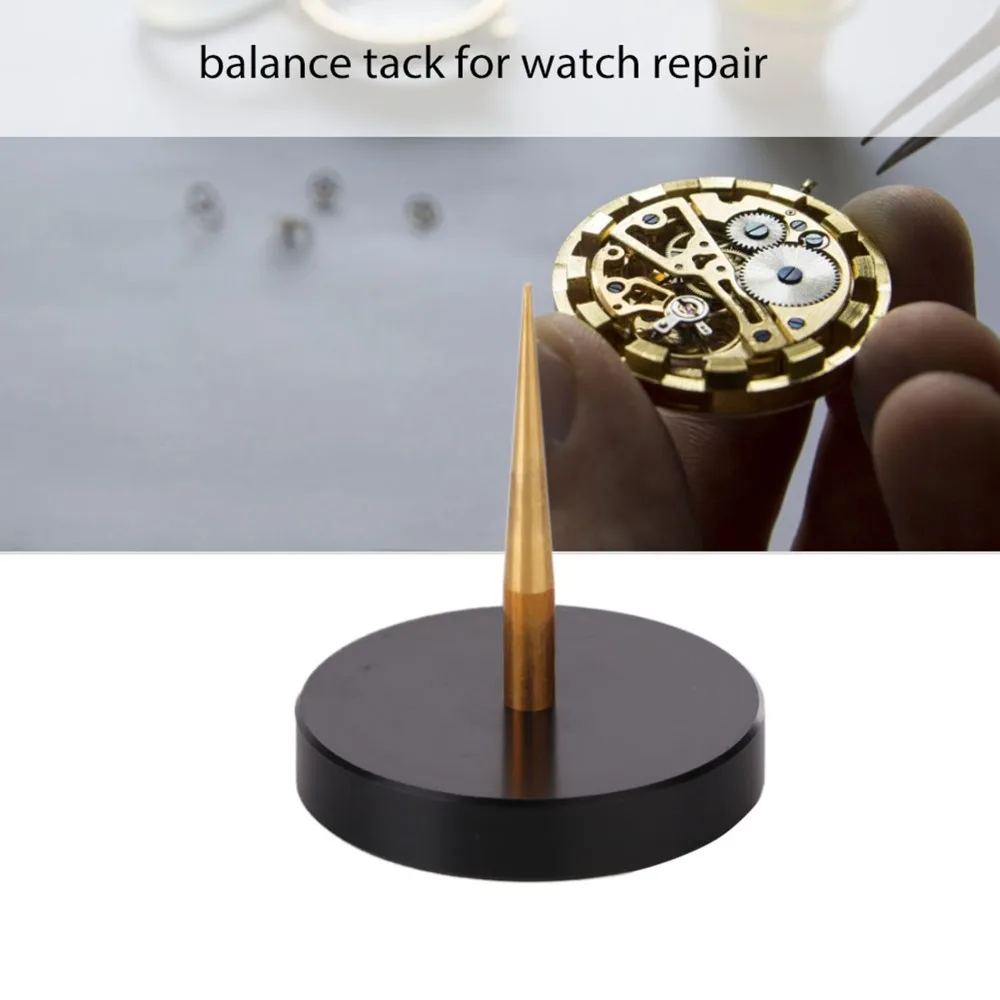 Professional Black Watch Balance Holder Metal Height 3.8cm Balance Bridge Bracket Watchmaker Tool Business Use
