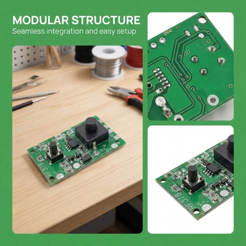 With Switch Solar Lamp String Control Board Control Sensor Circuit Switch Module Solar Road Stud Light Control Board