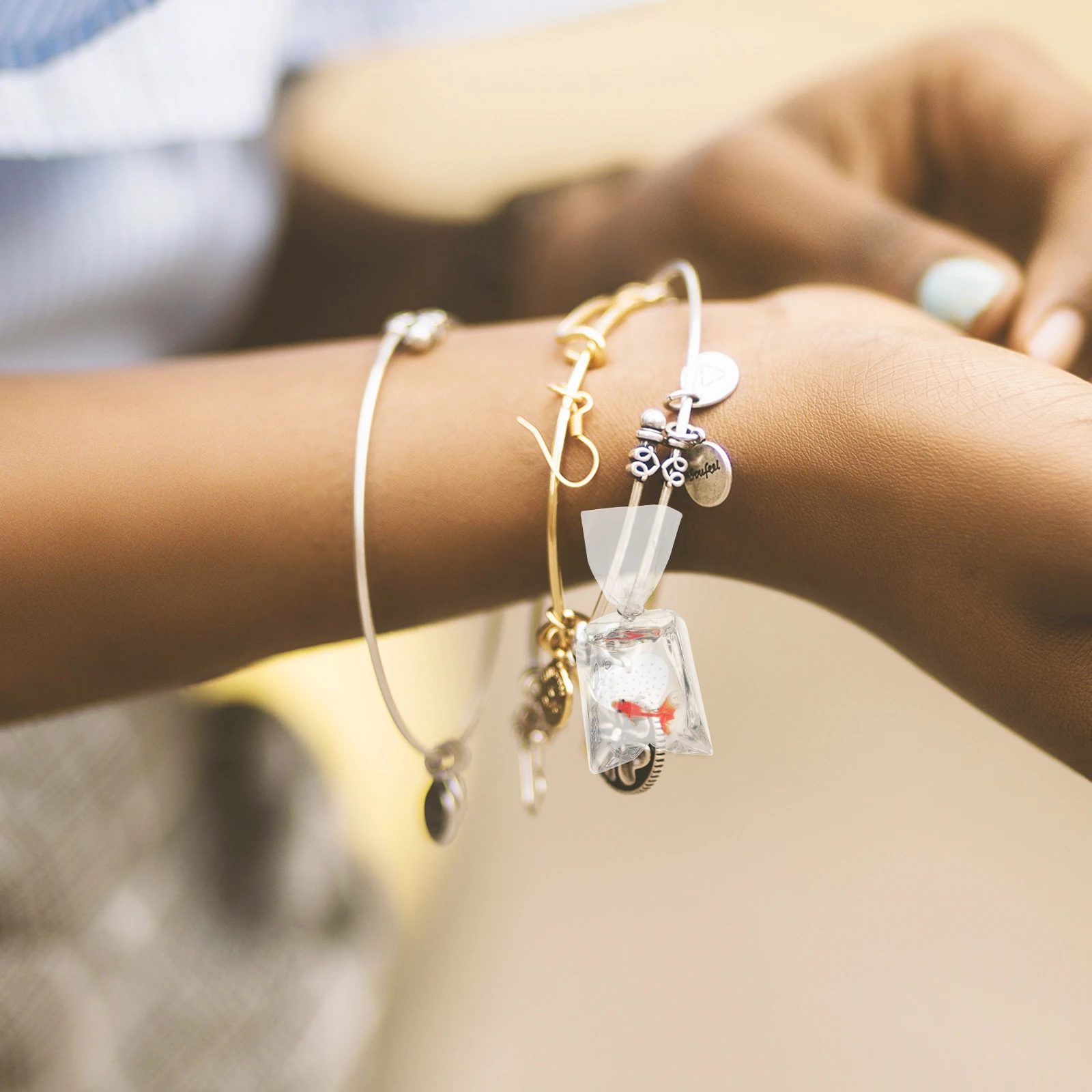 

10Pcs Goldfish Resin Charms DIY Jewelry Making Supplies for Keychains Bracelets Necklaces Earrings Crafts DIY Charms