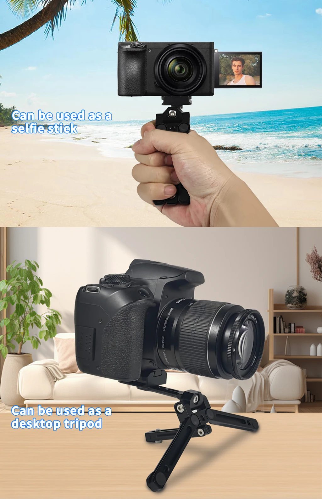 Faltbare V-Lock-Halterung, 360-Grad-verstellbare Mehrzweck-Schnellwechselplatte für ARCA-Stative, Stabilisator, Kamera, V-Mount-Netzteil – Detail 19
