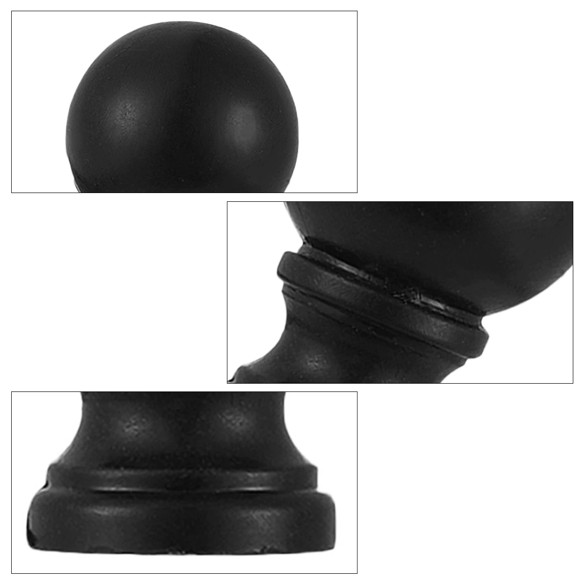 

10Pcs Lighting Accessories Table Lamp Finial Replacement Abs Iron Lampshade Knob Floor Lamp Decorative