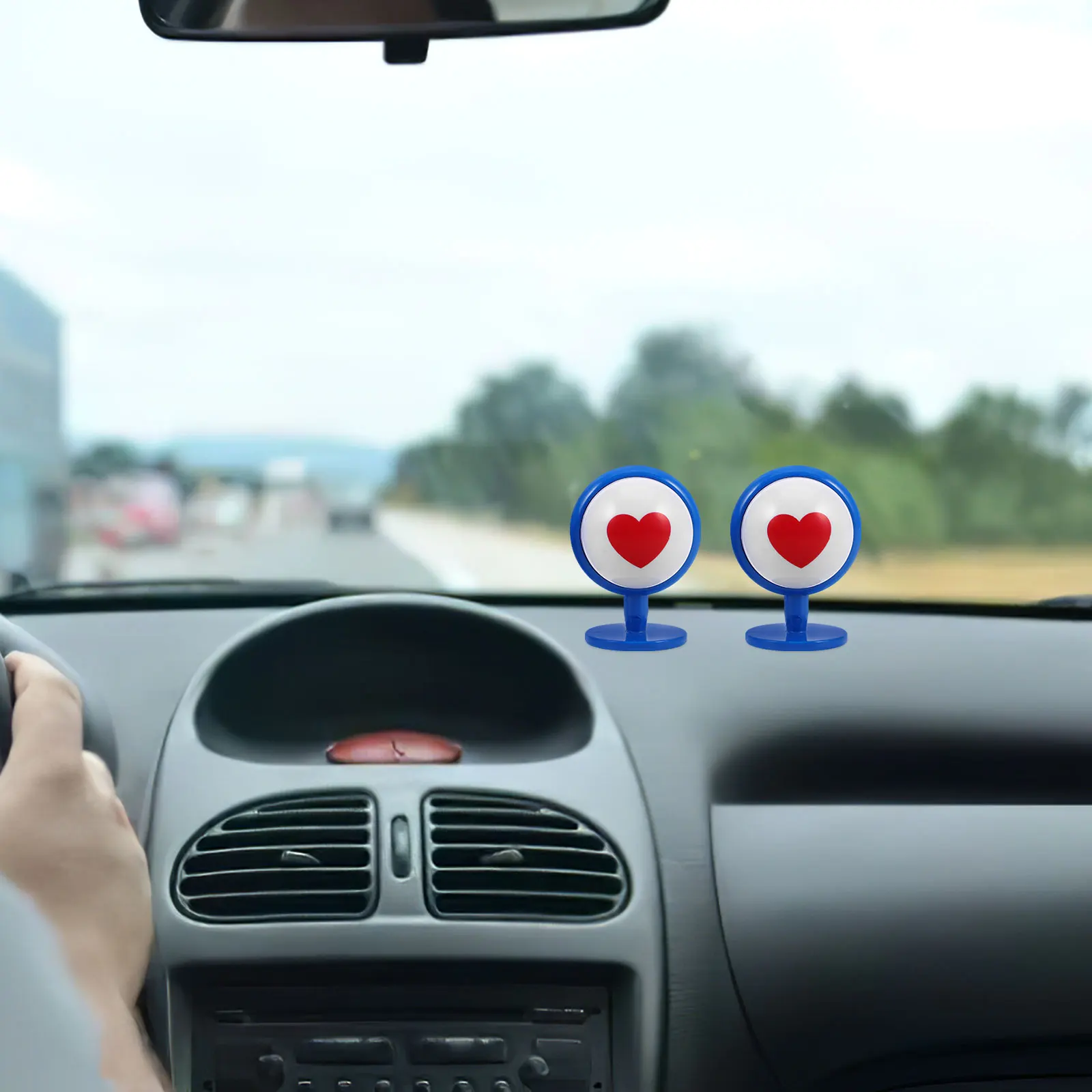 

1 Pair Blue Eye Motorcycle Decoration For Women Kids Unique Bike Car Ornament Durable Sturdy Easy Install Funny Accessories