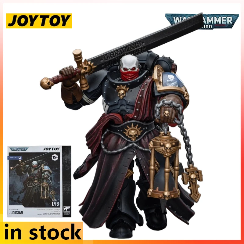 Joytoy 1/18, producto terminado, modelo móvil, serie Warhammer 40 Ultramarines, Anime Arbiter, modelo de figura de acción, juguetes, regalos para niño