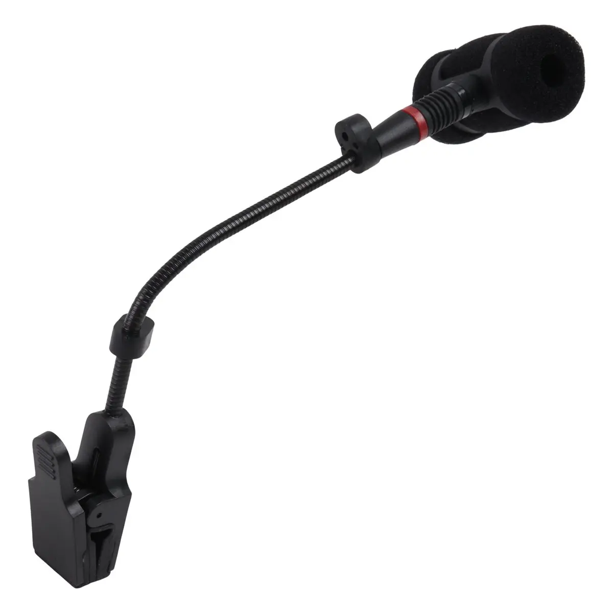A14G Saxophone Microphone Holder for Wind Instrument Mic Mount Stand Microphone Shock Mount Holder