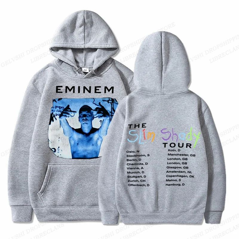 Hip Hop Eminem Hoodie Men's Fashion Street Hoodie Four Season Men's Casual Wear Women's Unisex Long Sleeve Tops Fashion Clothing