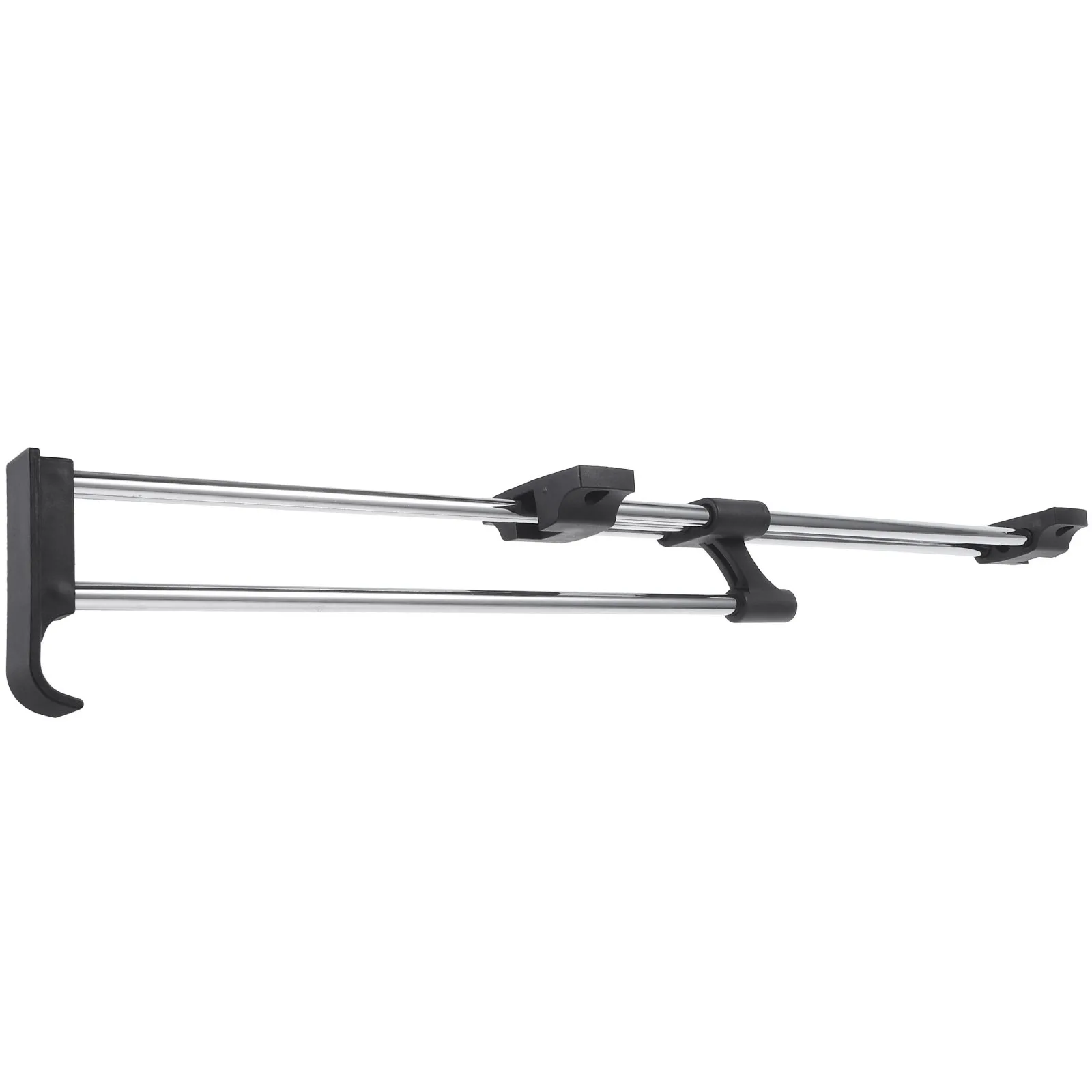 Haste de armário expansível retrátil resistente barra de guarda-roupa haste de suspensão para roupas calças cachecóis extensor de armário ajustável