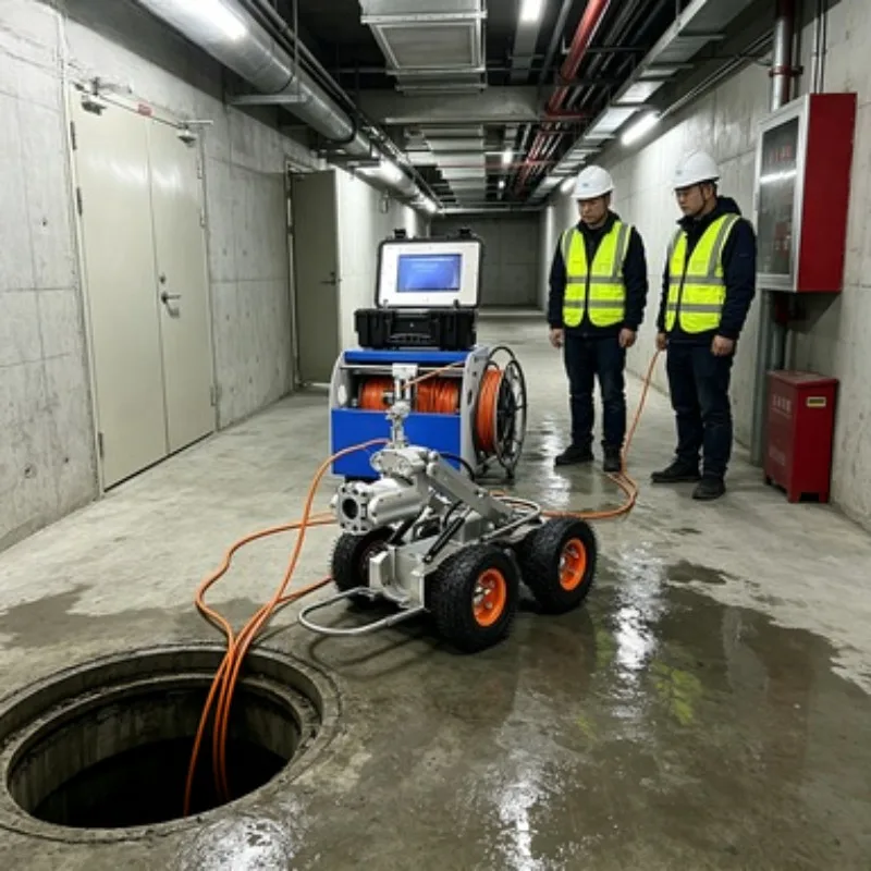 300 Underground Robotic Rov Crawler Pipe and Plumber's Inspection Camera Robot with Head Camera Shower