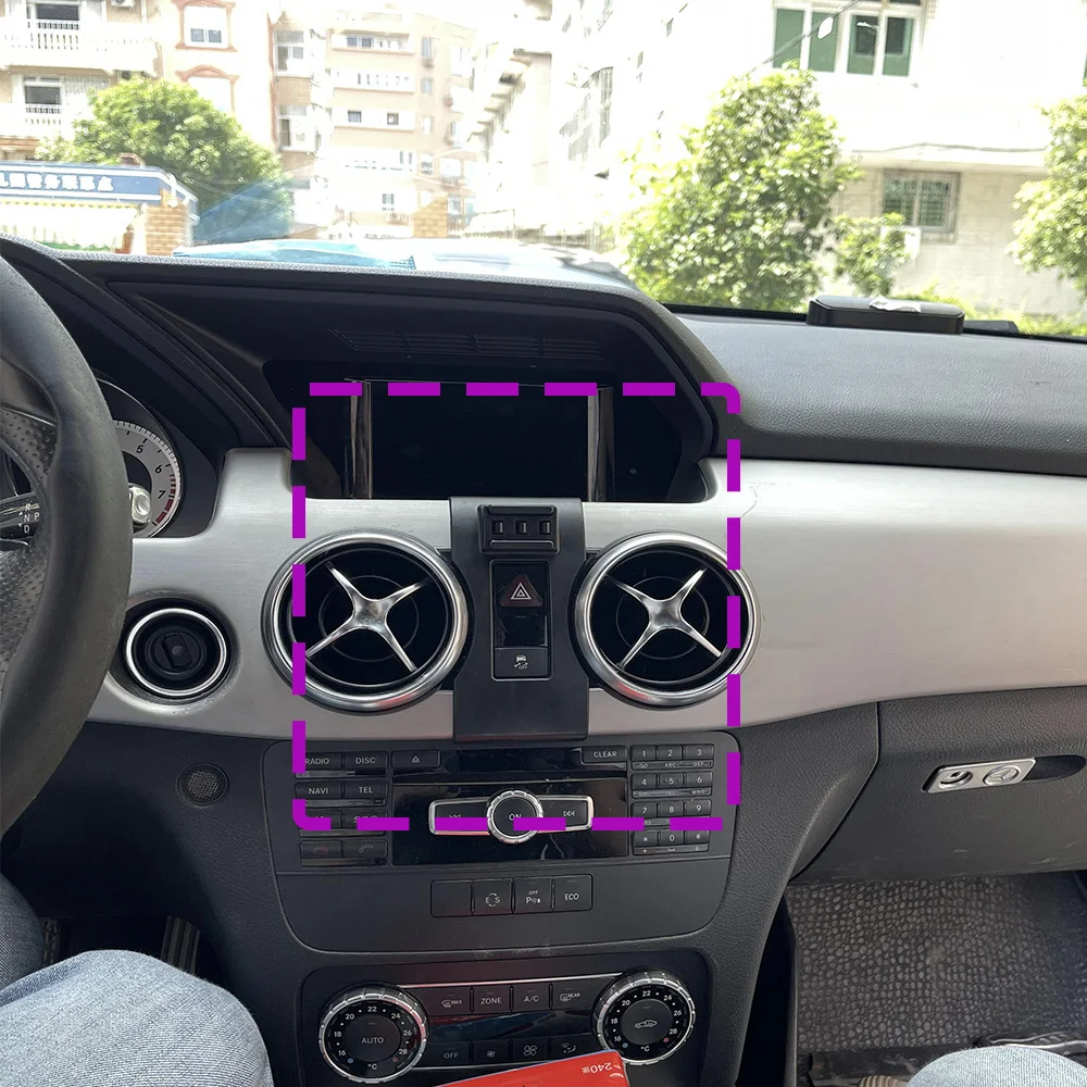 For Mercedes Benz GLK X204 2013 2014 2015 Car Phone Holder Special Fixed Bracket Base Wireless Charging Interior Accessories