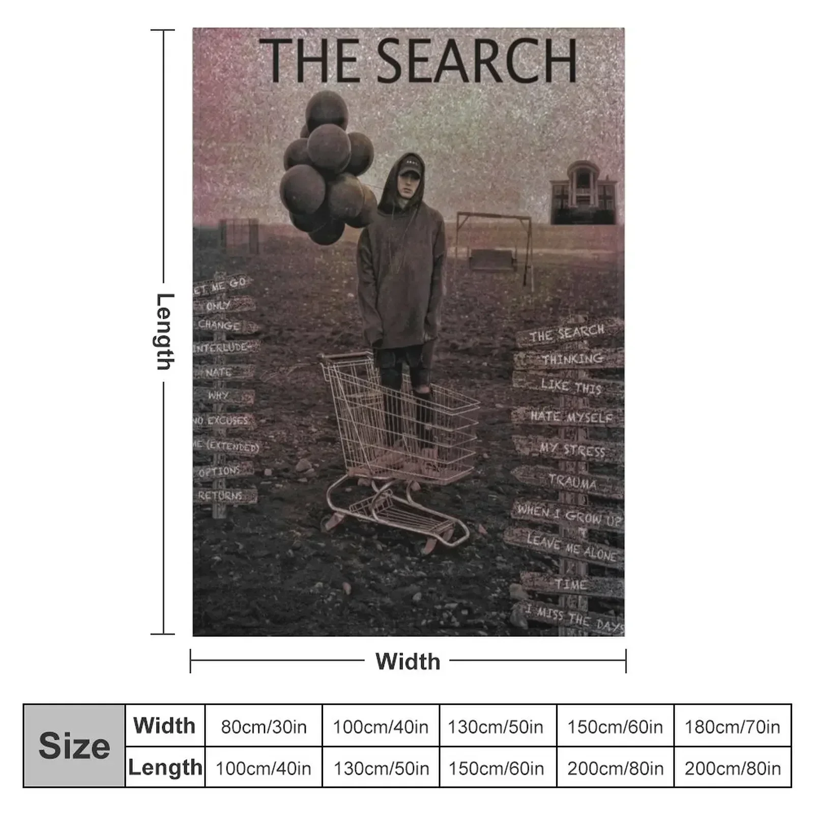 NF - The Search Throw Blanket Soft Beds Moving Sofa Quilt Thins Giant Sofa Plaid Blankets