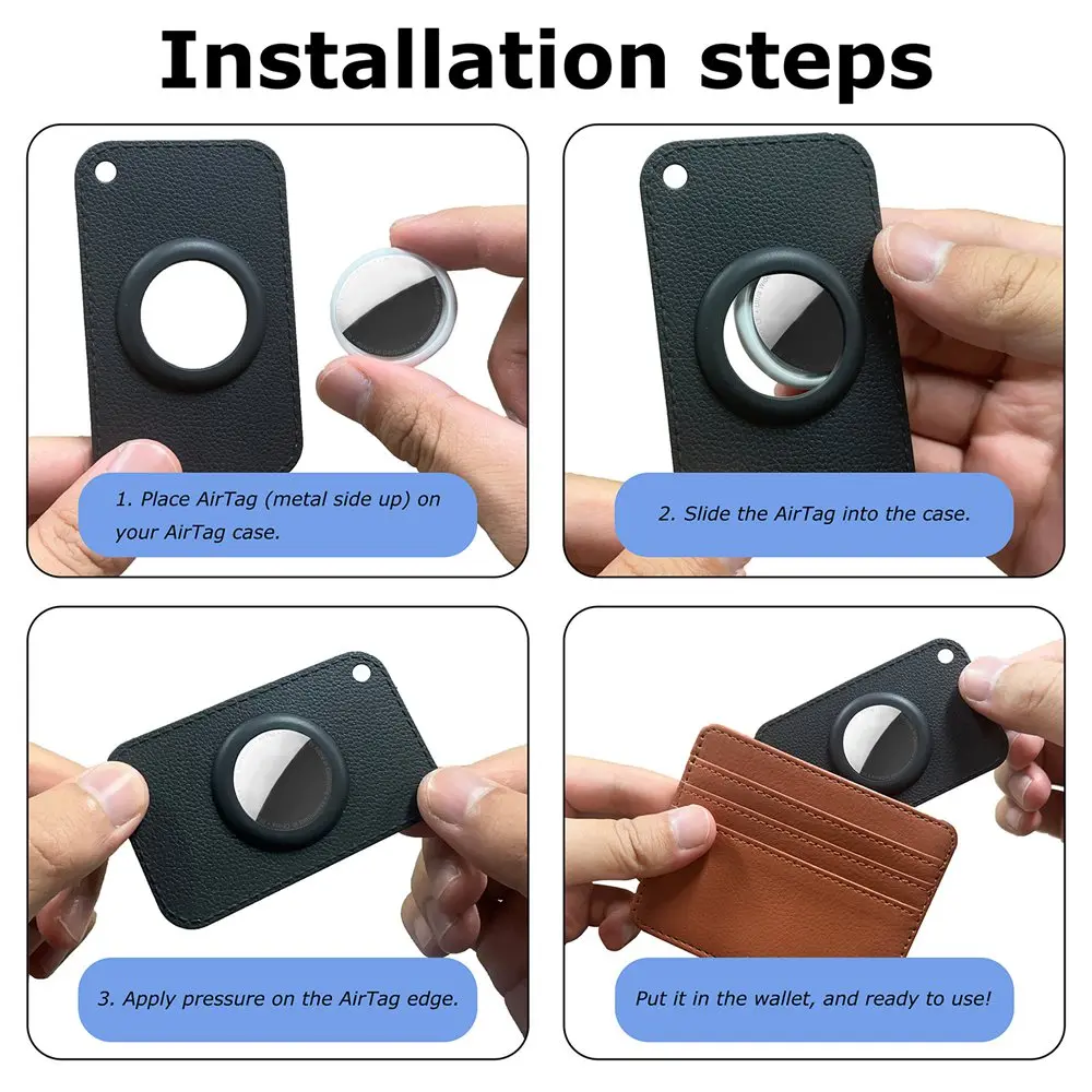 حافظة واقية رفيعة للغاية من مادة TPU لحامل Airtag وحقيبة المفاتيح وحامل بطاقات ومضاد للخسارة وملحقات تعقب علامات الهواء