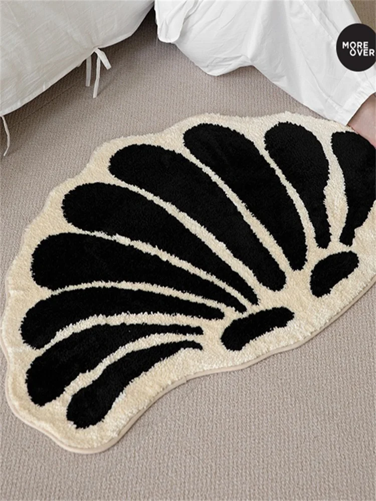 

Nordic Bedroom Carpet Makeup Mirror Vanity Foot Mat Luxury Sensation Side Blanket Study Room Decorative Floor Mat