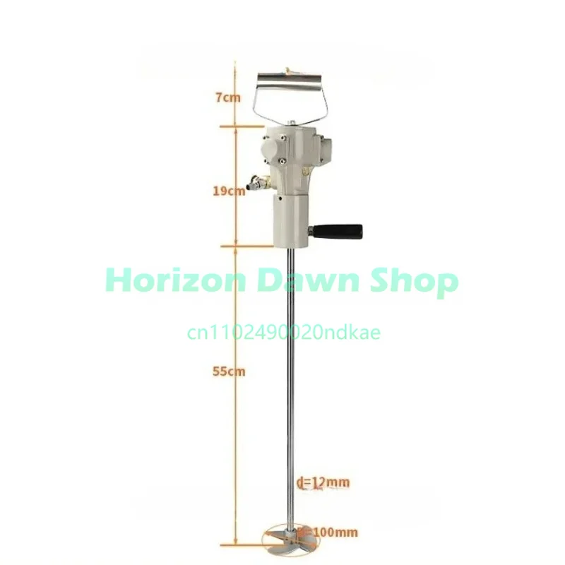 20L Industrial Pneumatic Mixer Air-Powered Chemical Material Blending Stirring Machine