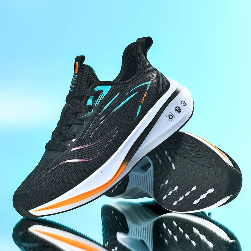 

Couple sports single shoes, thick soled non slip casual shoes, lightweight and comfortable outdoor sports plus size running shoe