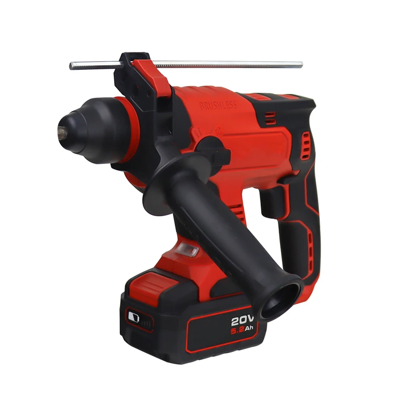 Portable Electric durable Wood Power Tools Cordless Hammer Drill  Lithium Battery Brushless Hammer