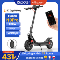 iScooter i10Pro 800W 10 inch Electric Scooter 60KM Max Range Powerful Scooters 15Ah 45km/h Electric Kick Scooter With USB
