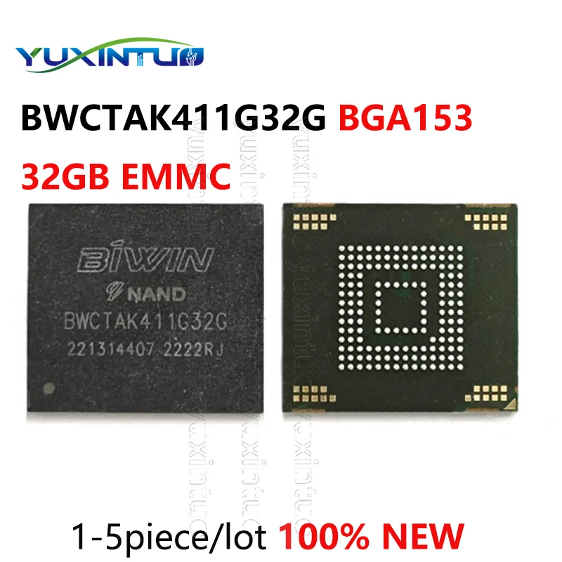 

1-5piece/lot 100%New BWCTAK411G32G BGA153 32GB EMMC chip