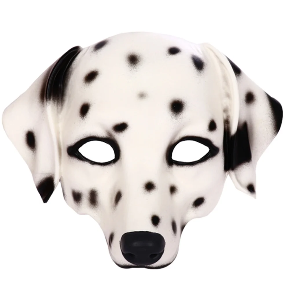 Aniaml Cosplay Covering Dalmatians Mask Decorative Funny Spotty Dog Pu Foam Men and Women