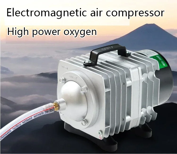 220V Hailea Externe Hochleistungs-AC-Elektromagnetische Luftpumpe Fischteich-Sauerstoffpumpe Kompressor für Teichbelüftung ACO-208 308 – Detail 2