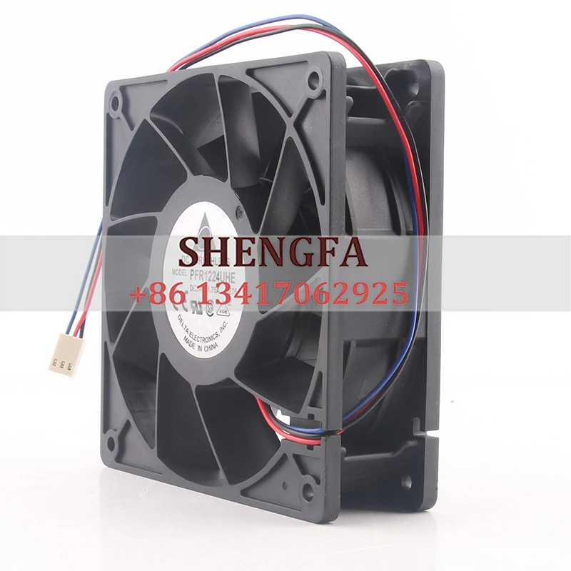 

Delta 12V 48V DC24V 1.75A EC AC 12CM 12038 120X120X38MM Violent high air volume inverter PFR1224UHE cooling fan