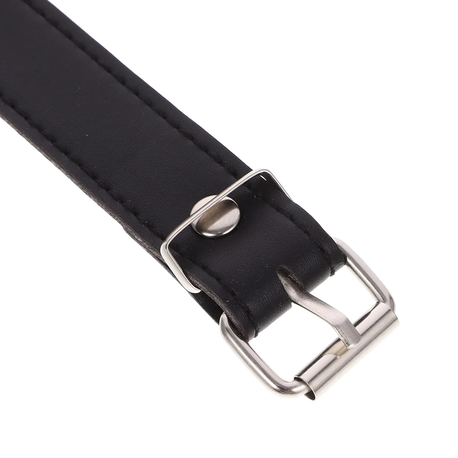 Straps Black for Front Rack Adjustable Hole Bike Basket Straps Compact Decor Pu Belt Bike Accessories