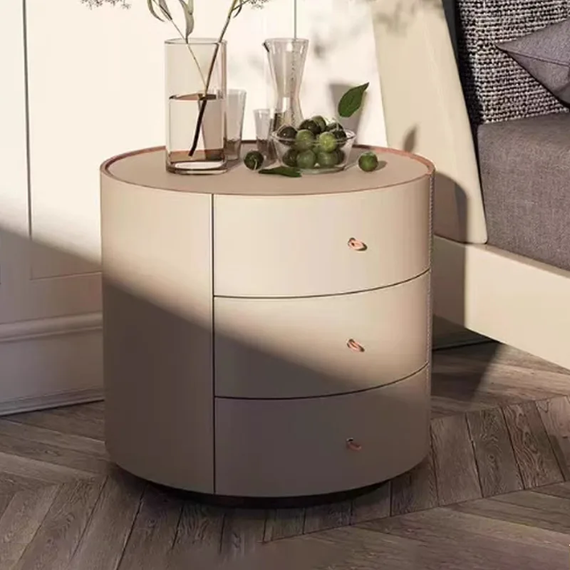 طاولات ليلية بسيطة على الطراز الإيطالي لغرفة المعيشة وغرفة النوم وتصميم الفندق منضدة أثاث منزلي متقدم Mesita De Noche Lsctg #1