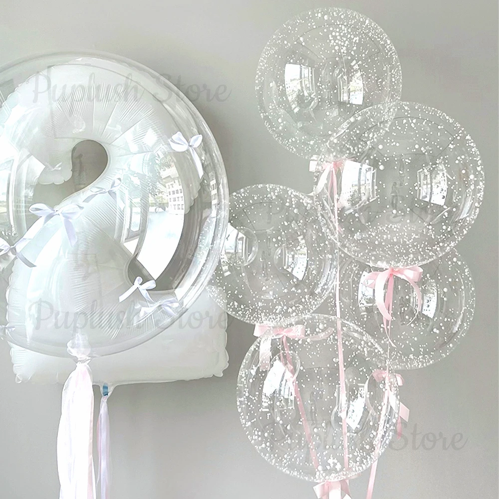 Mini-Schaumbälle für Blasenballons, Füller, 10/25/50/100 g, 2–3 mm, weiße Macaron-Schaumbälle für transparente, klare Ballon-Party-Deko