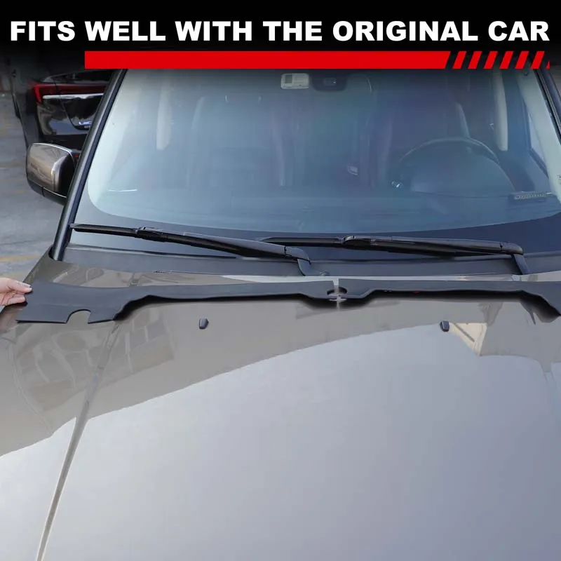 

For Land Rover Range Rover Sport 2005-2013 TPE black car styling Windshield Pressed Edge Panel sticker car exterior accessories